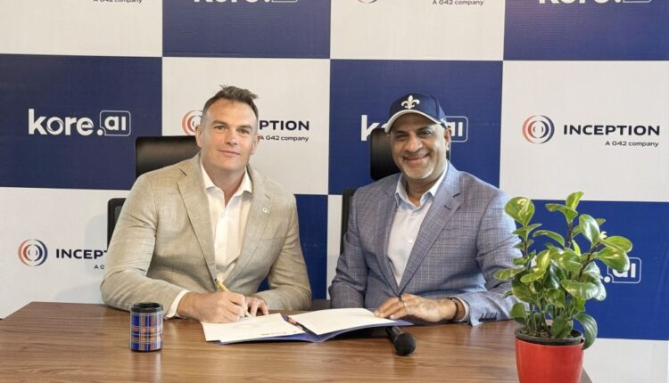 Inception, A G42 Company Partners With Kore.ai To Accelerate Enterprise AI Adoption In The UAE And Beyond