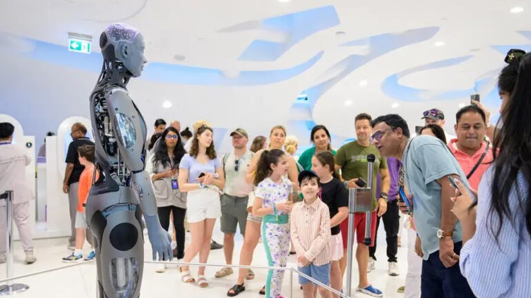 Museum Of The Future Debuts Upgraded AI-Enabled Humanoid Robot ‘Ameca’