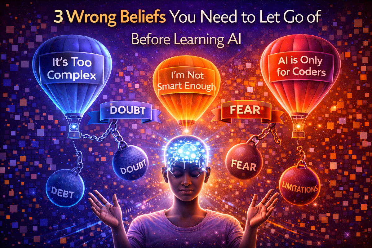 3 Wrong Beliefs You Need To Let Go Of Before Learning AI