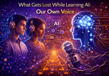 What Gets Lost While Learning AI. Our Own Voice