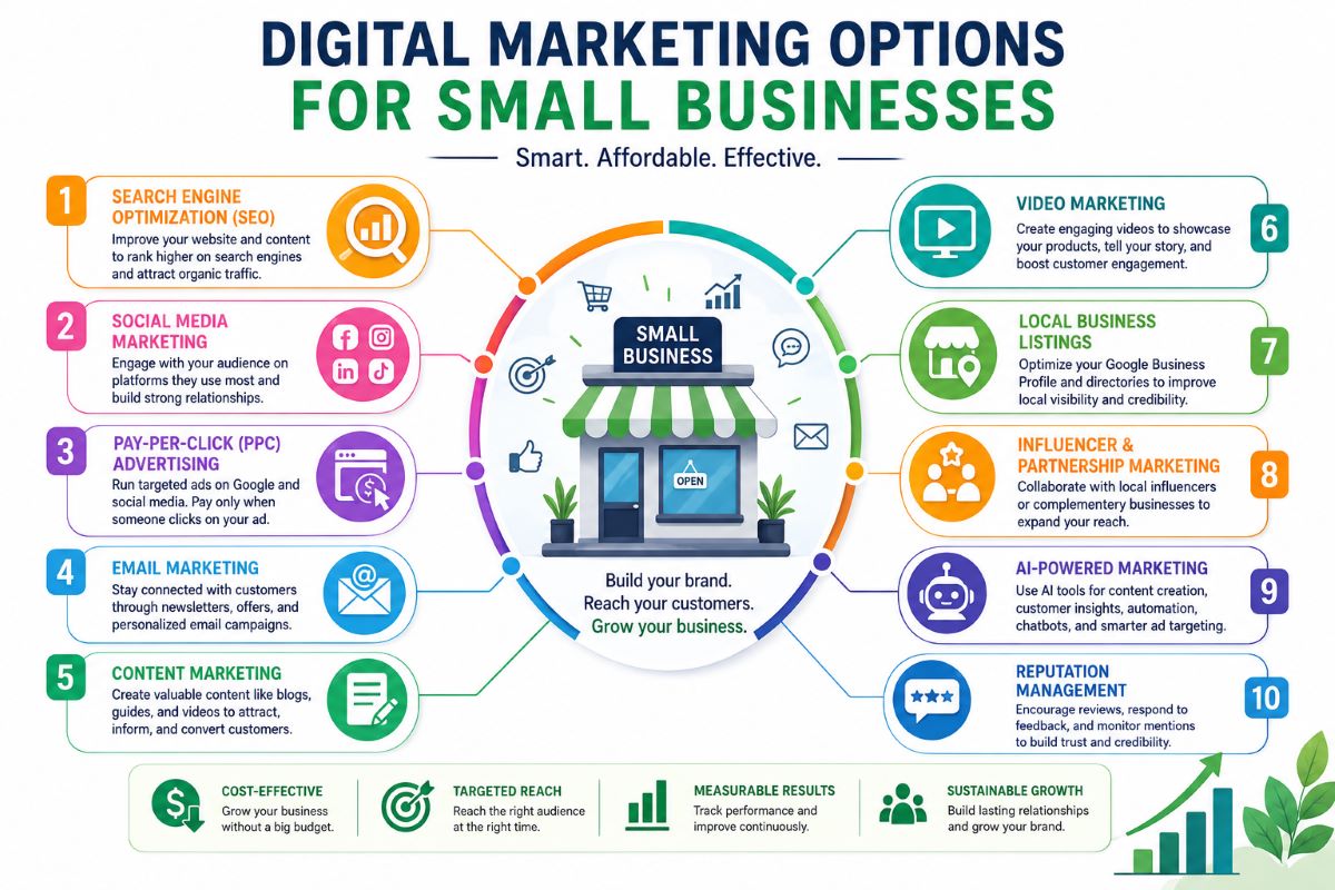 Digital Marketing Options For Small Businesses